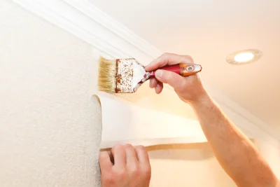 Pose de papier peint à Chezelle — revêtements muraux et toiles de verre